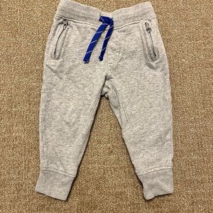 Crewcuts french terry slim-slouchy sweatpant joggers in Grey